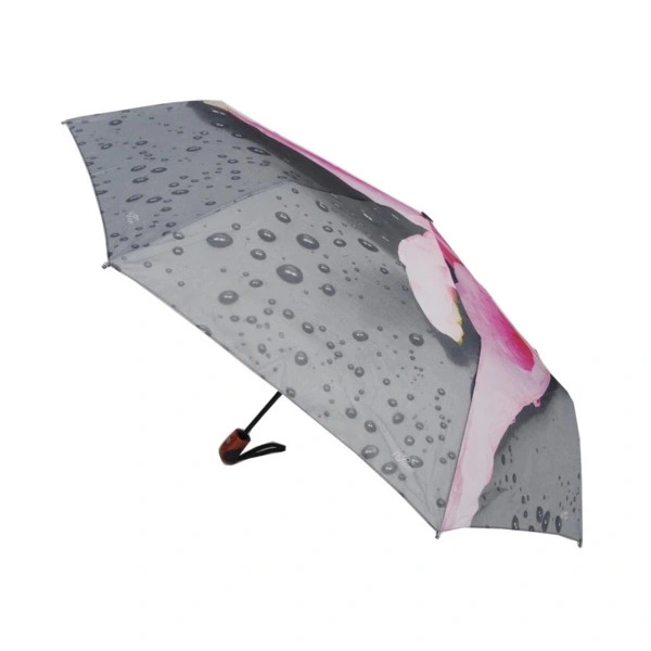 Er blomsterdesign 3 foldning paraply den perfekte regn ledsager?