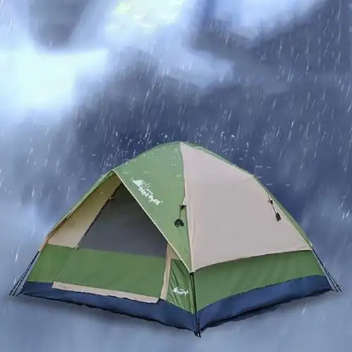 3-4 personers automatisk 1 værelses campingtelt