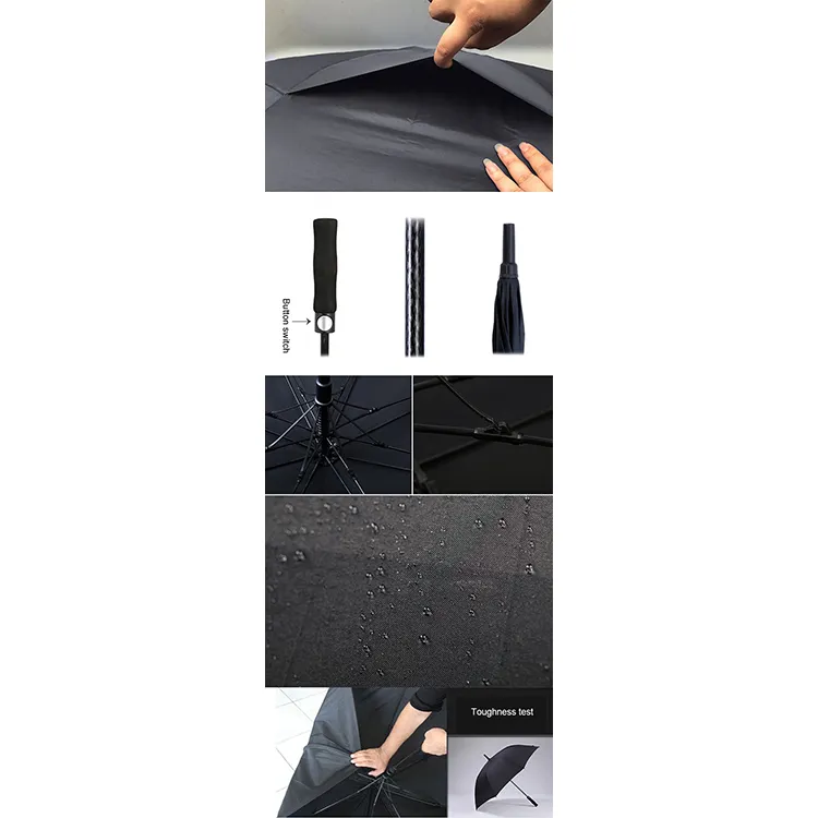 To Layer Advertising Golf Paraply